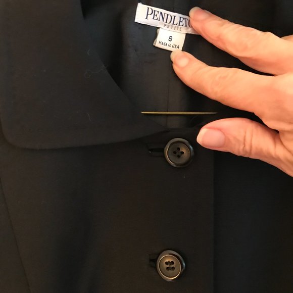 Pendleton Black Blazer - Picture 3 of 8